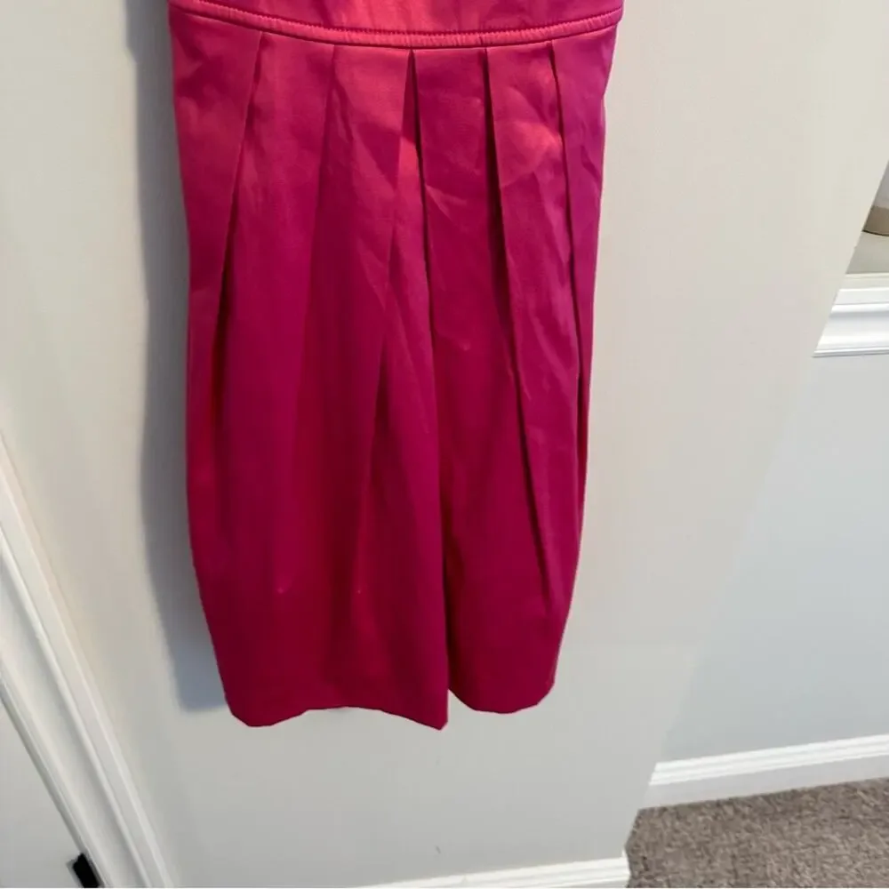 Vintage IN San Francisco Pink Satin Mini Dress Small